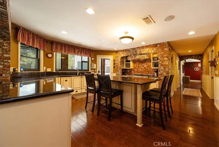 Kitchen opens to Dining