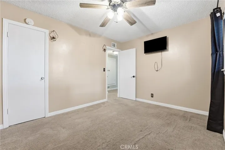 Additional angle of bedroom with closet