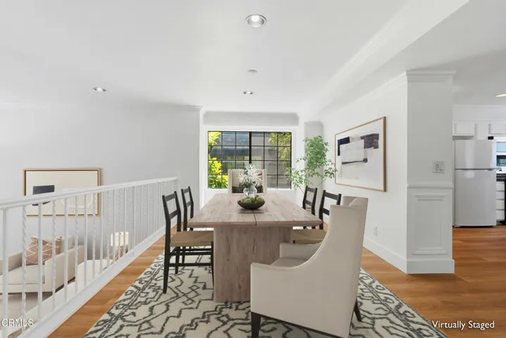 virtually staged formal dining