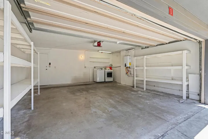 laundry in garage