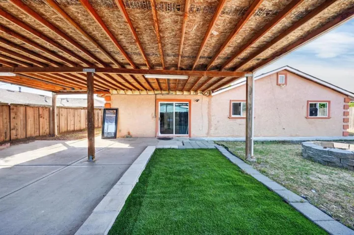Covered Back Yard Patio