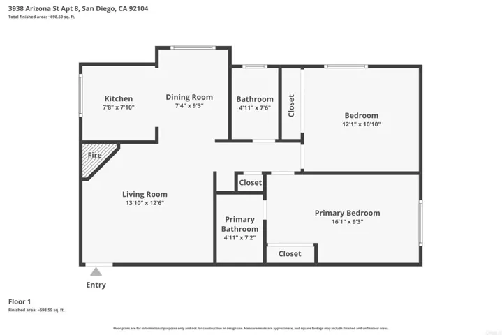 3938 Arizona Street 8, San Diego, California 92104