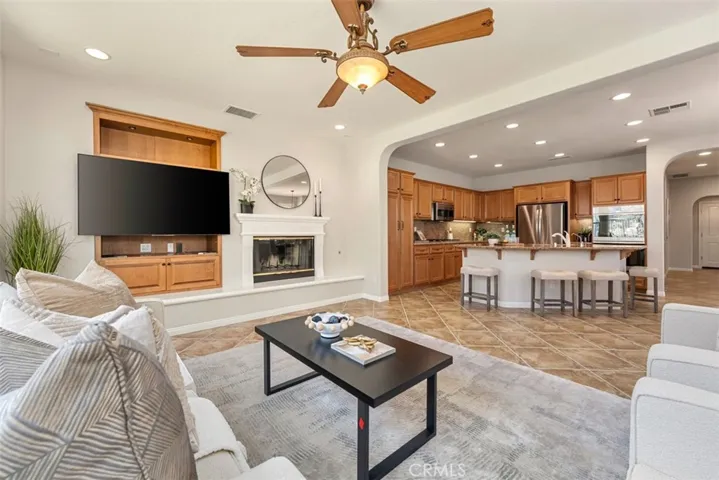 Great room makes for easy entertaining or relaxing