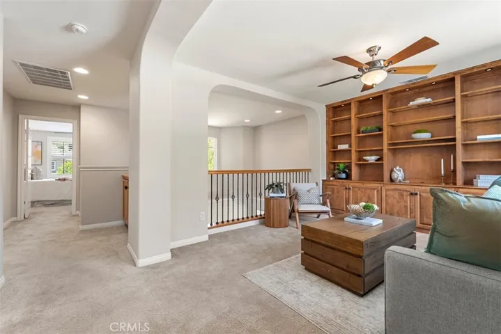 Loft was used as a library/reading/study room