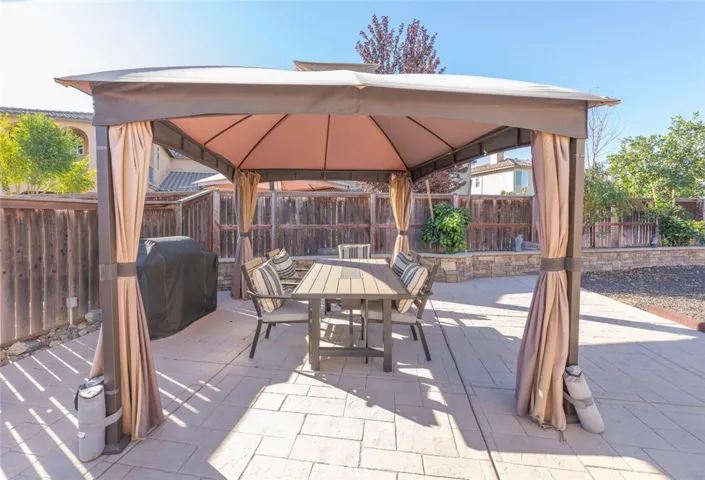 Concrete Patio w/ Gazebo