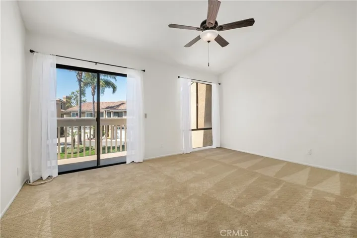 Primary bedroom w/ balcony