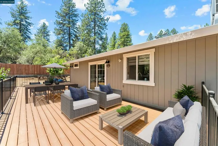 Deck digitally staged