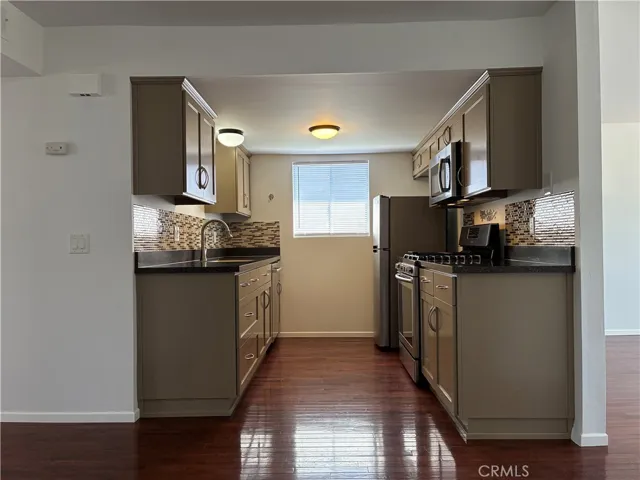 Here is a kitchen you will be proud of and enjoy cooking in on the all stainless appliances that are like new!! Oven has never been used! Dishwasher has only been used a few times. Refrigerator is negotiable.