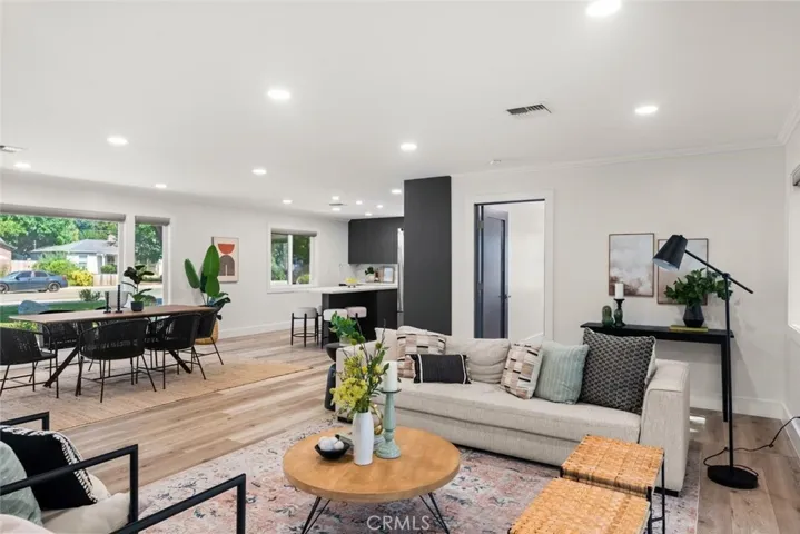 Open concept floorplan