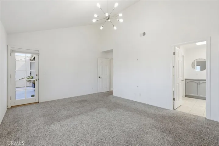 Primary bedroom on second level