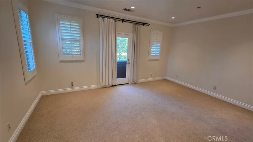 Spacious main bedroom:  lots of design potential!