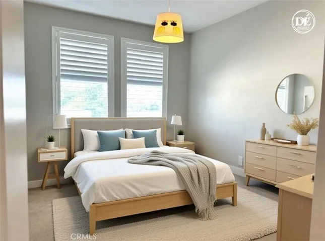 2nd bedroom - Virtually staged