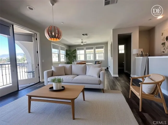 Living room different angel-Virtually staged