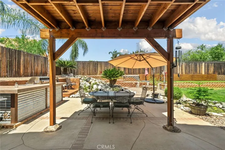 Covered patio