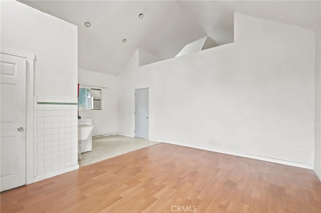 Bonus space attached to garage