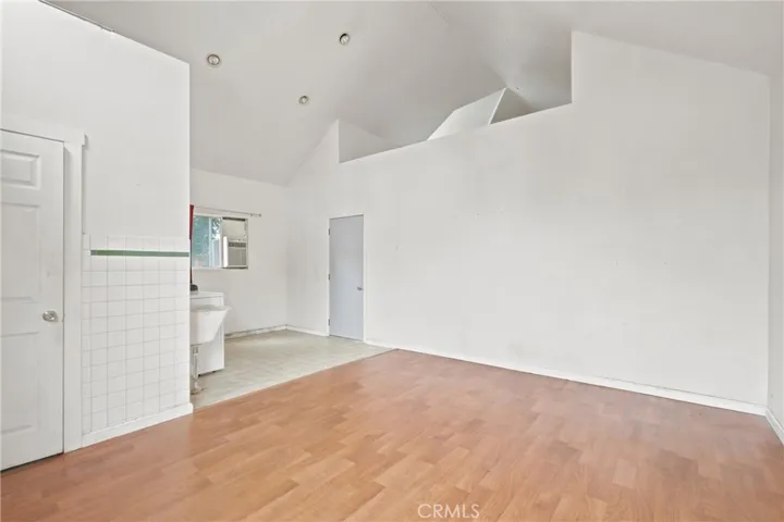 Bonus space attached to garage