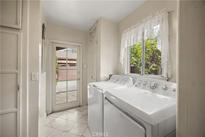 Laundry Room on the side of the kitchen