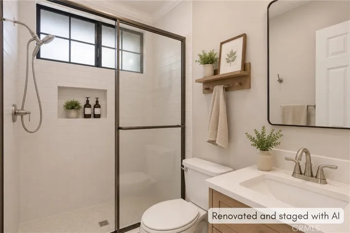 Renovated and staged with AI