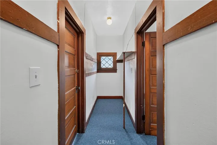 Inside closet