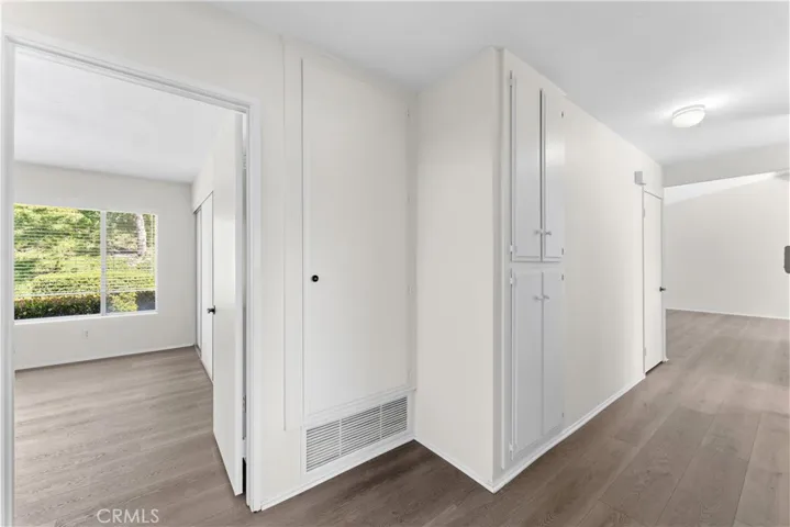 Hallway with Linen closet