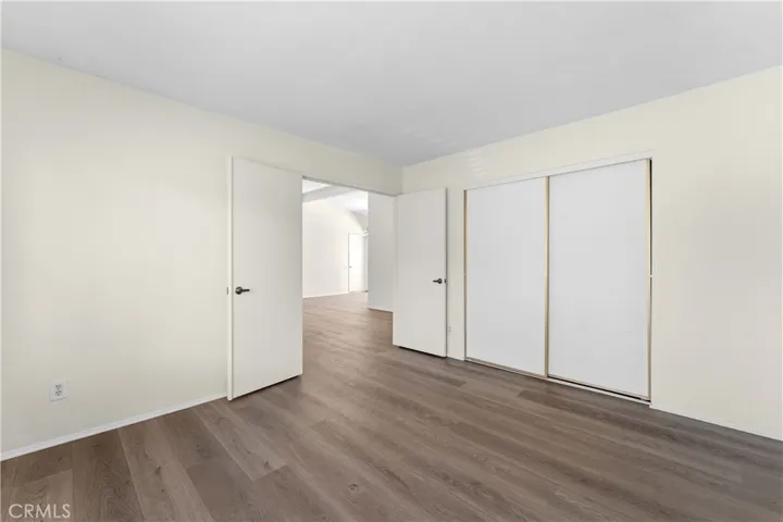 Spacious closet in bedroom one and two
