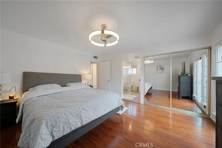 Spacious master bedroom.