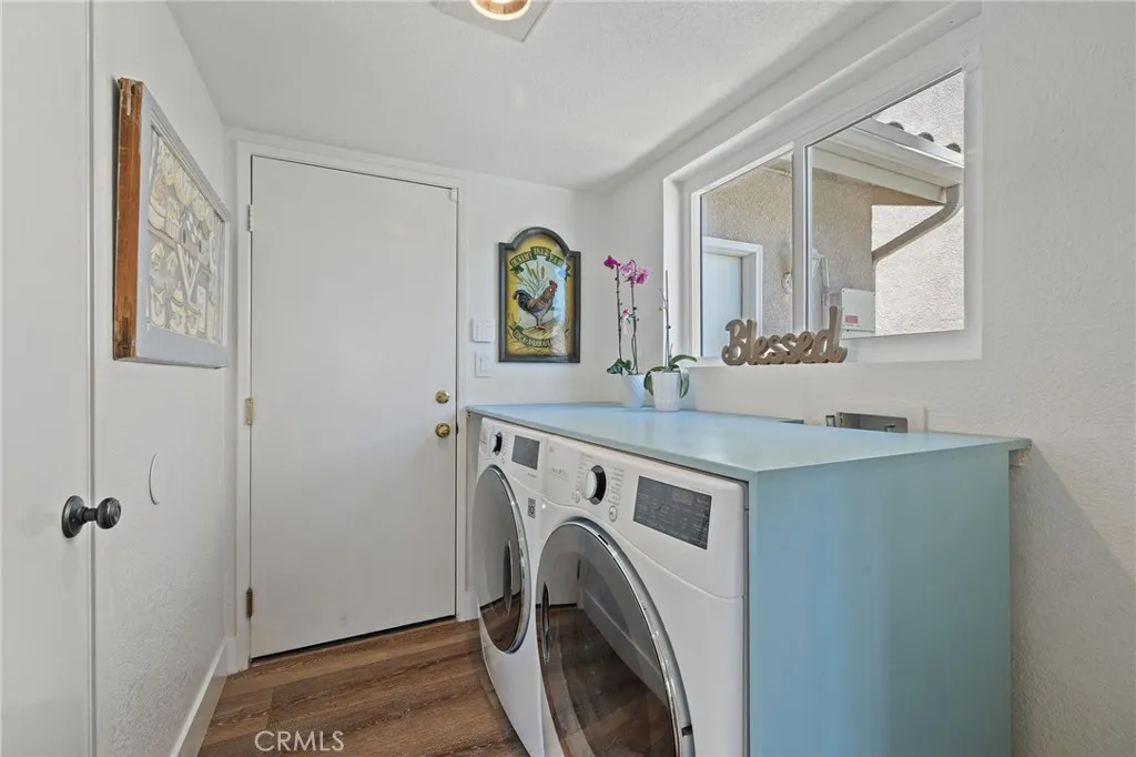 Inside laundry room