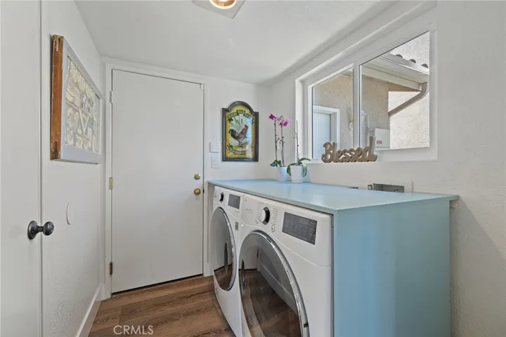 Inside laundry room