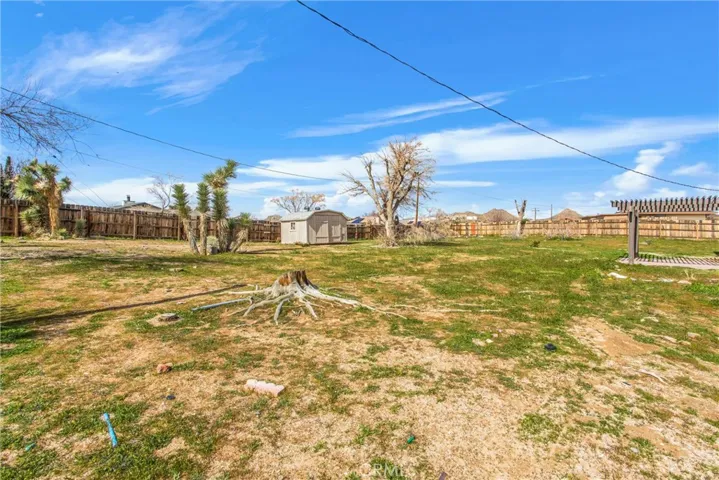 Rear yard