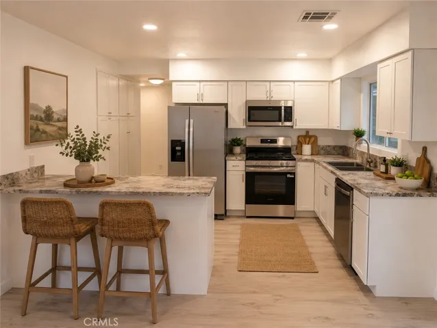 Huge kitchen - virtually staged