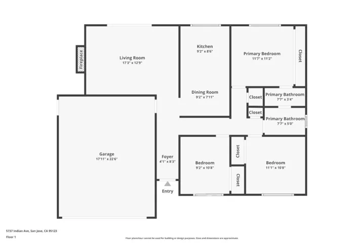 5737 Indian Avenue, San Jose, California 95123
