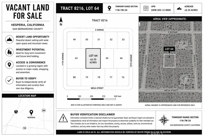 0 Diamond Bar Road, 29 Palms, California 92277