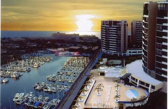 Marina City Club aerial view towards Marina