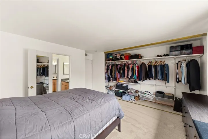 Ample closet space