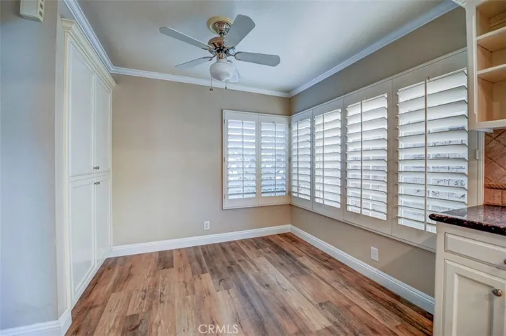 Breakfast nook off of kitchen