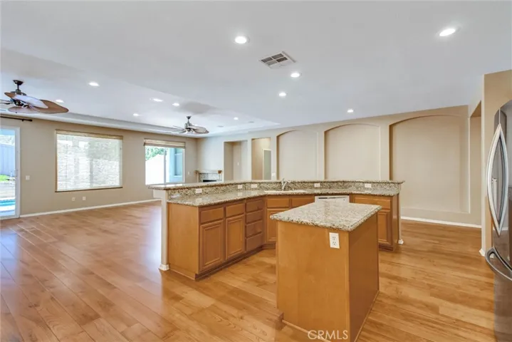 Open Kitchen with Center Island & Breakfast Nook