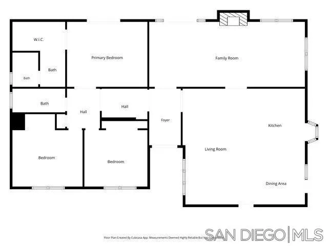 Interior space layout of the existing main home
