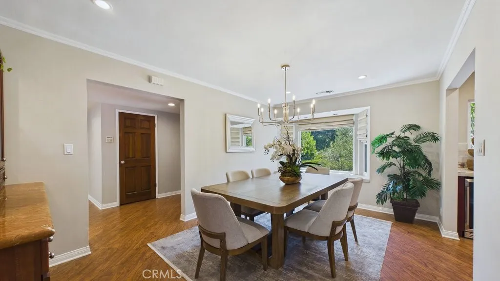 Dining area view from the kitchen