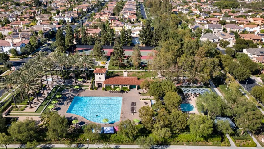 One of several pools--see the tennis courts in the background?