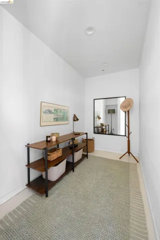 Tucked behind the bathroom in the Primary is a large Walk-In Closet