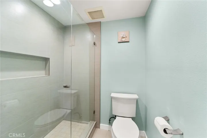 Glass shower door
