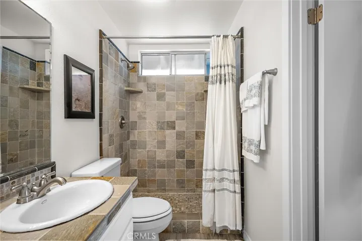 Primary and living room bath