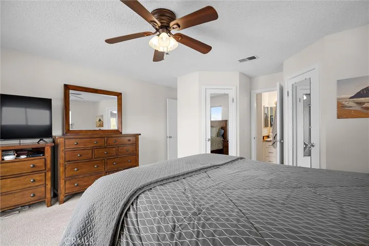 Spacious primary bedroom