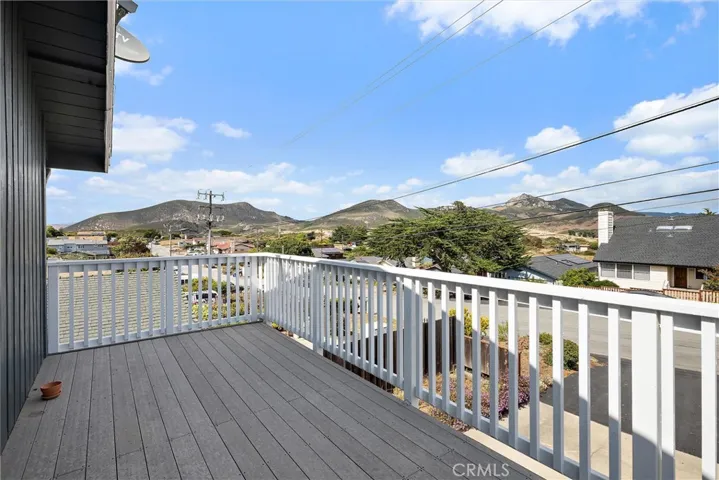 Deck with views of SLO's iconic Morros
