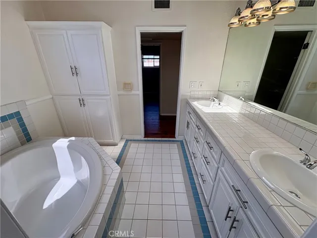 Primary suite bathroom