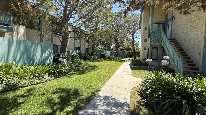 Pathway to the unit.