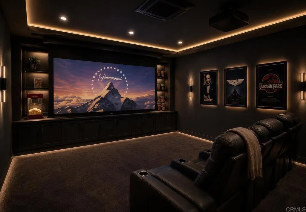 VIrtual Render Movie Theater Room