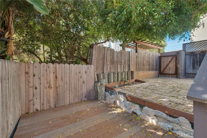 Rear patio