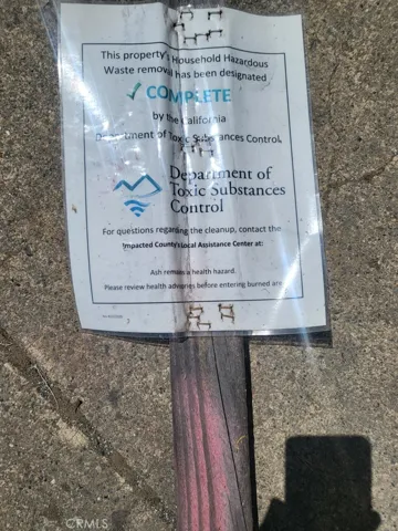 Clean up posted on property