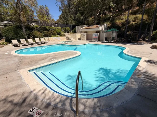 Community pool and bathrooms